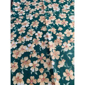 Floral Cotton Fabric 1/2 Yard 44" Wide Made In USA By Concord Fabrics Inc.